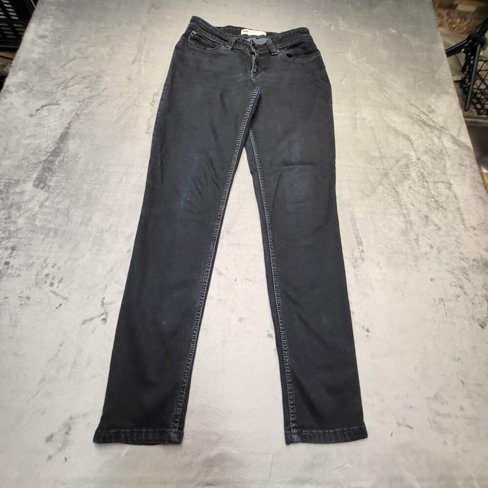 Levis Bold Curve Jeans Womens 7 Skinny Low Rise‎ Black Stretch Denim Pants